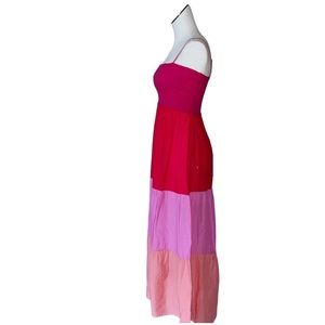 Color block summer maxi